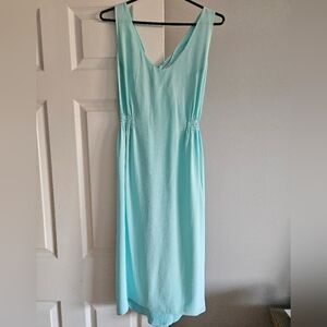 Babaton, Medium, Aqua Silk Dress